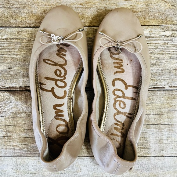 Sam Edelman Size 6M Beige Taupe Ballet Flats - Picture 14 of 16